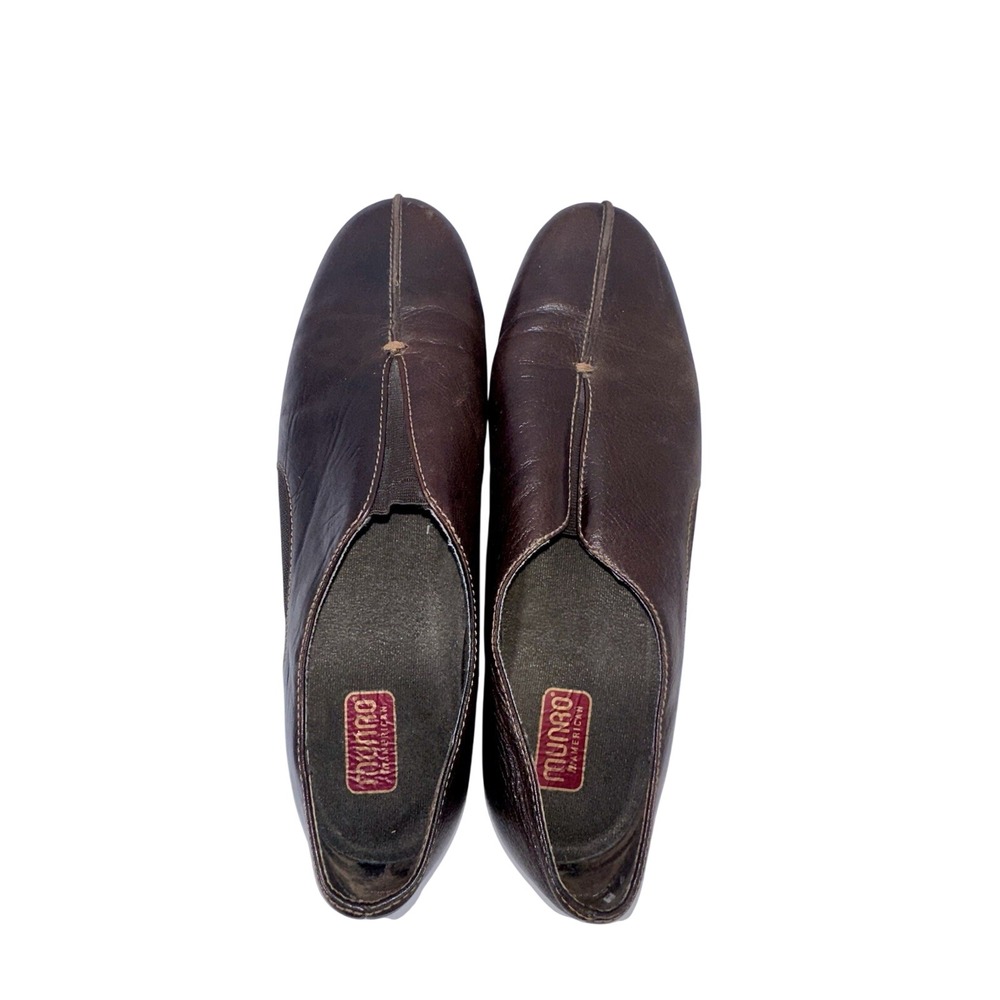 Munro Brown Slip On Loafers Comfort Shoes Womens 9M